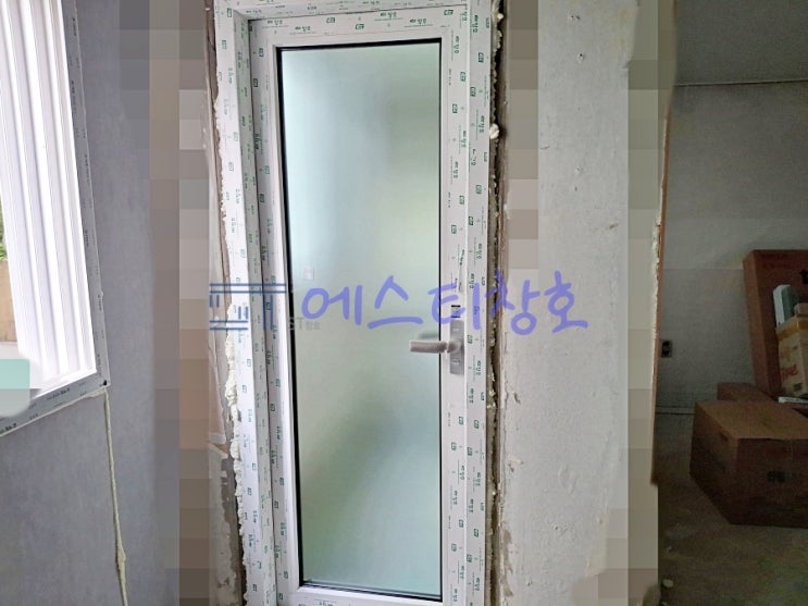 인천시 남동구 만수동 샷시 · 현일빌라 터닝도어 교체 시공 시공현장